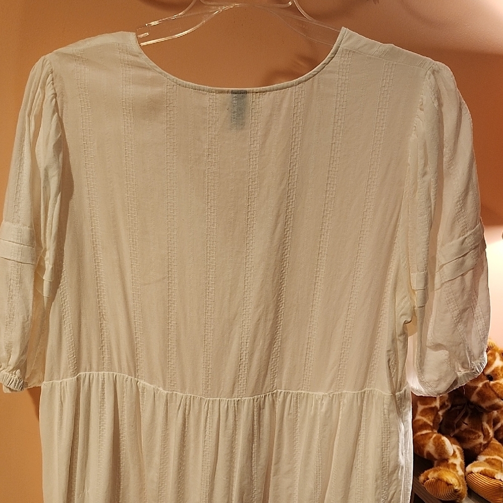 Universal Thread White Women's Dress W/Pockets - Picture 6 of 10